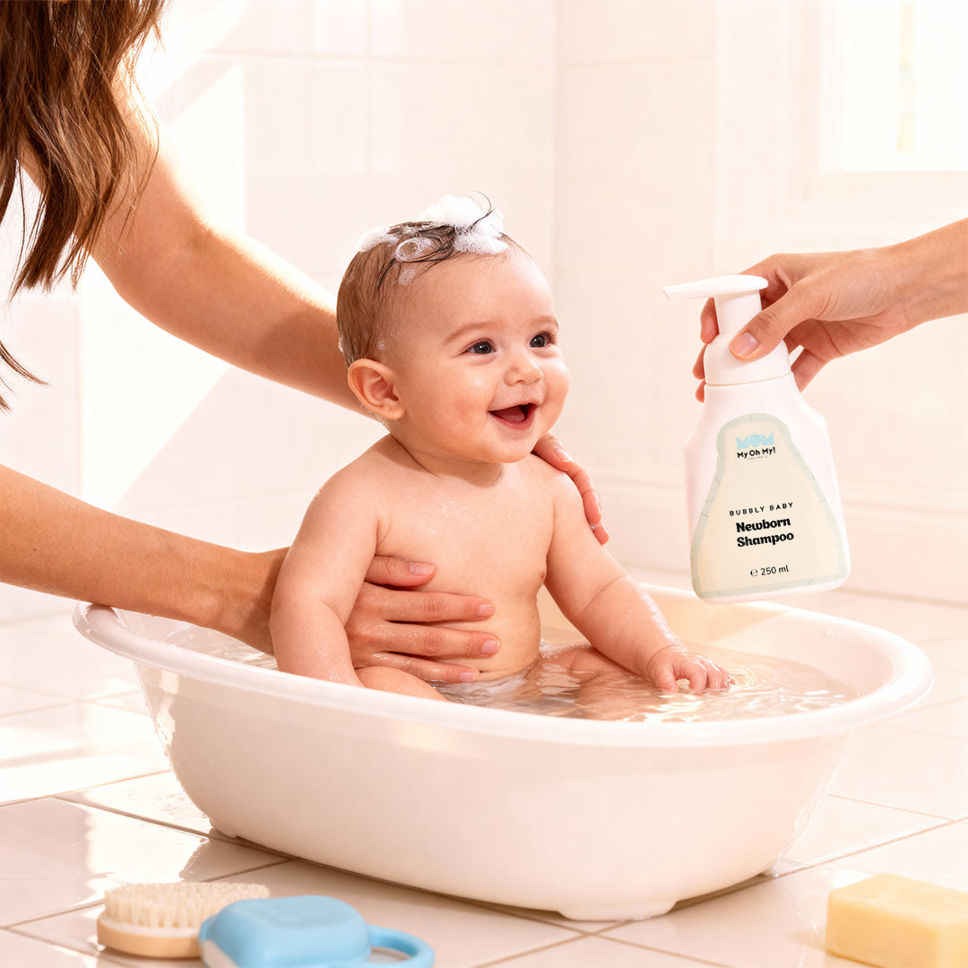 Bubbly Baby | %100 Doğal Kokusuz Yenidoğan Köpük Bebek Şampuanı